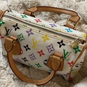 Louis Vuitton Mini Speedy M41534 Details Multicolor Designer Handbag